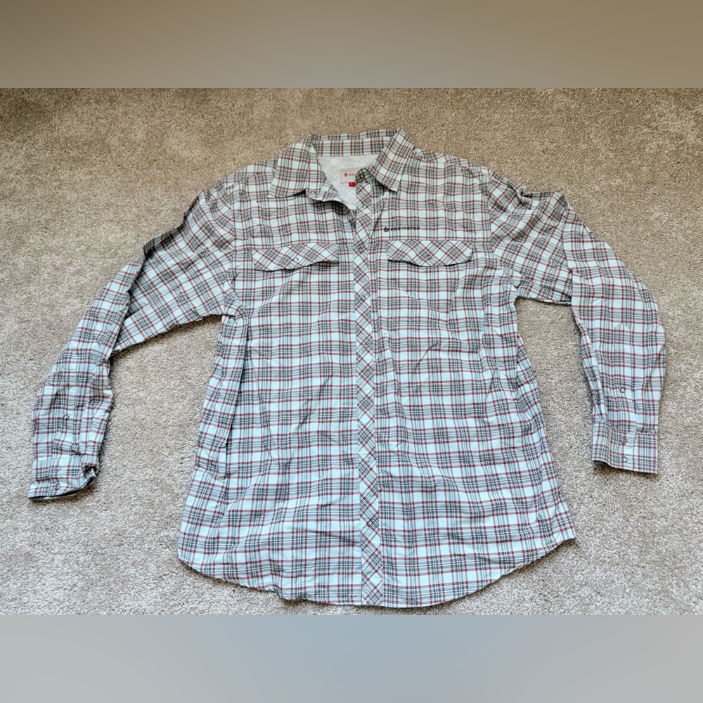 Redington | Plaid Fly Fishing Button-Up Shirt | Size Large